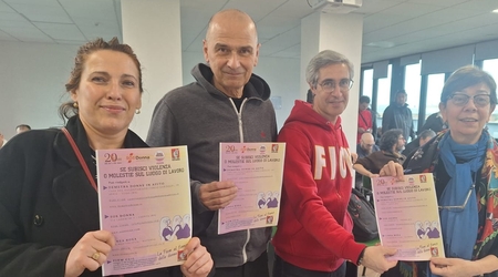La Fiom Cgil Ravenna al fianco delle donne: campagna contro la violenza nei luoghi di lavoro