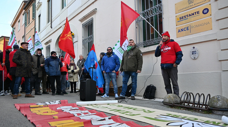 Fim, Fiom e Uilm: &ldquo;Grande adesione al presidio dei metalmeccanici e alla giornata di sciopero in provincia di Ravenna